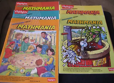 HIGHLIGHTS MATHMANIA Series Activity Workbooks HomeSchool FIVE Paperback • $15.99