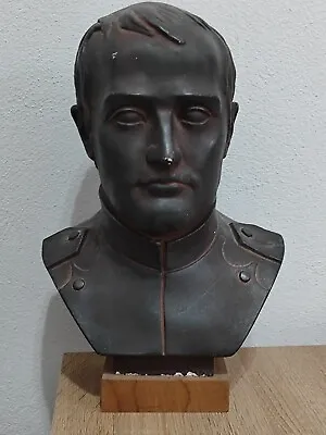 Vintage Napoleon Plaster Bust - 28 X 18 Cm - Made In Greece • £144.57