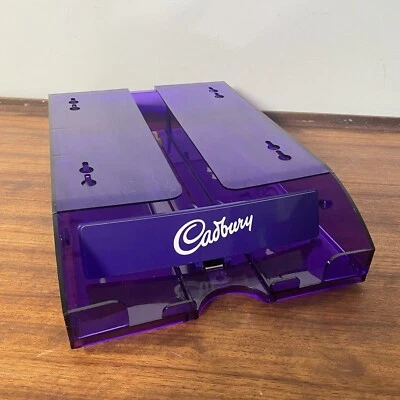 £19.99 • Buy Cadburys Chocolate Bar Dispenser Shelf Rack Display Unit Purple