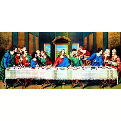 The Last Supper Oil Paint By Numbers Kits Canvas Picture Wall Art DIY Drawing • $22.21