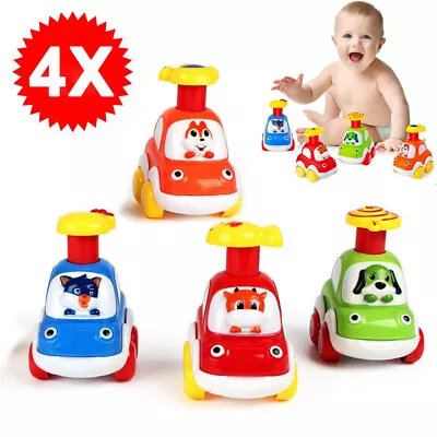 Toddler Toys Cars 1 2 3 Year Old Boy Toys Gifts Pull Back Animal Car Baby Toys • $10.98
