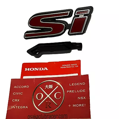 New OEM 2013-15 Honda Civic Si Sedan Front Grille Emblem Badge Genuine FB6 4Door • $69.99