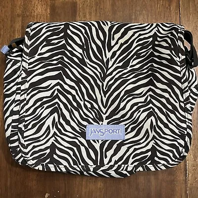 Jansport Zebra Crossbody Messenger Bag • $25