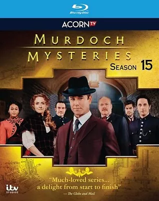 Murdoch Mysteries: Season 15 (Blu-ray NEW 2021/22 Acorn Rel. 6-Disc O-Sleeve) • $22.99