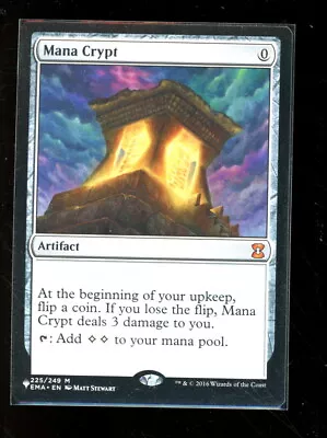 MTG Mana Crypt The List 225/249 Magic The Gathering • $202.80