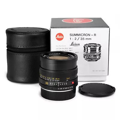 Leica 35mm F2 SUMMICRON R  Made In Germany  1980s Vintage In Box • $1500