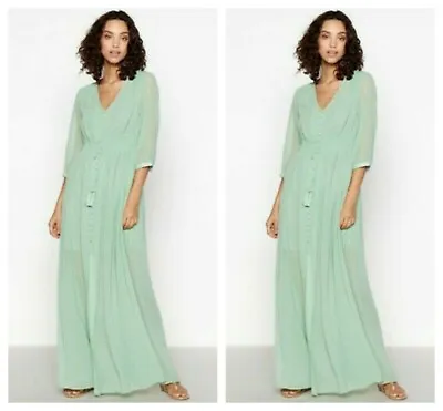 £14.99 • Buy New Matthew Williamson Maxi Dress Mint Green Party Occasion Summer Size 6 - 22