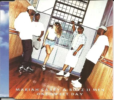 MARIAH CAREY & BOYZ II MEN One Sweet Day W/ 2 ACAPPELLA & REMIX CD Single SEALED • $24.99