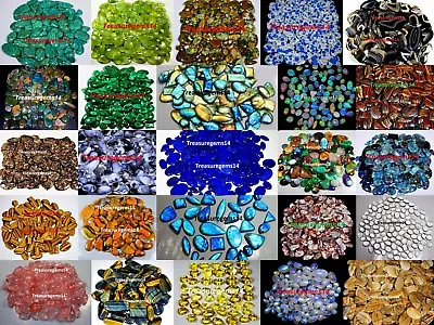 Wholesale Lot Top Quality 100% Natural Semi Precious Cabochon Loose Gemstones  • $14.91