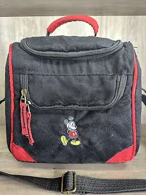 Disney Shopping VINTAGE Mickey Mouse Embroidered Lunch Bag Box Pre-Owned • $25.49