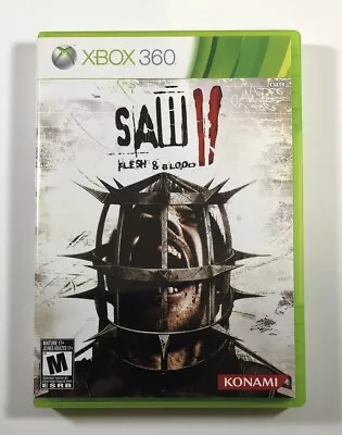 CASE ONLY NO GAME - SAW II 2 Flesh & Blood (Microsoft Xbox 360) PLEASE READ • $22.69