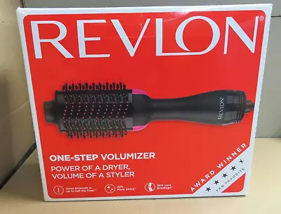 Revlon One-Step Hair Dryer And Volumizer Hot Air Brush Pink/black RVDR5222 * • $11.50