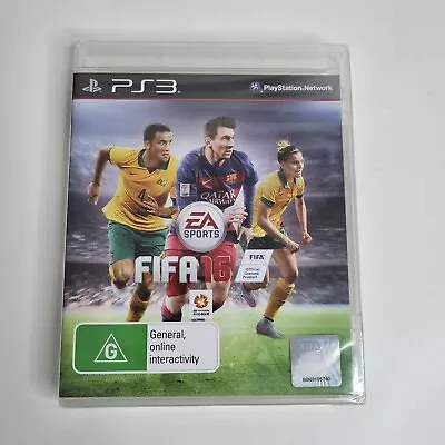 FIFA 16 PS3 Game Sony PlayStation 3 Complete PAL Brand New & Sealed Free Post  • $14.95