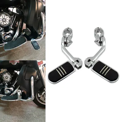 For Harley Electra Glide Ultra Classic FLHTCU Long Highway Foot Pegs Rest Chrome • $39.65