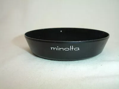 MINOLTA MC 28mm / 2.5 LENS HOOD Metal Genuine For MD 28mm F/2.5 Lens • $17.80