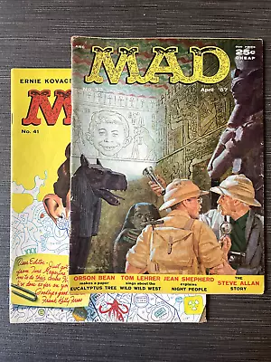 MAD Magazine #32 (1957) + MAD #41 (1958) Silver Age EC Comics *LOT Of 2* COOL! • $0.99