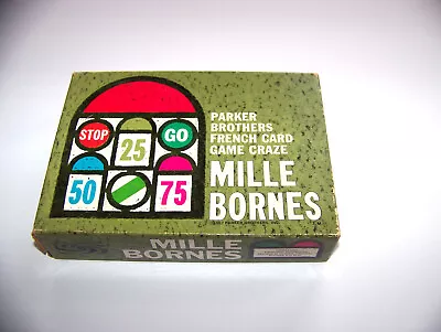 Vintage 1962 Mille Bornes French Card Game Complete • $27.95