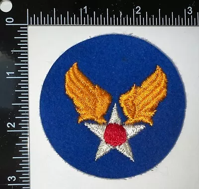 WWII US Army Air Force AAF Orange Wings Felt UNWORN Patch • $15