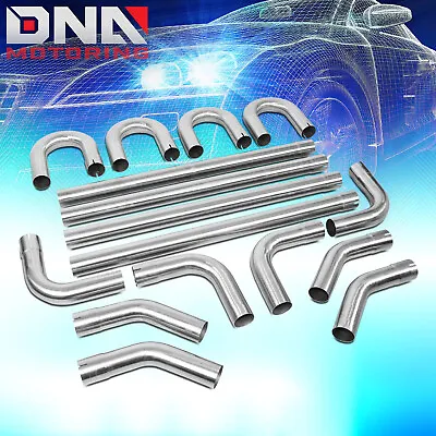 16Pcs 2 OD Stainless Mandrel Bend Straight U-Bend Custom Exhaust Tubing Pipe Kit • $133.98