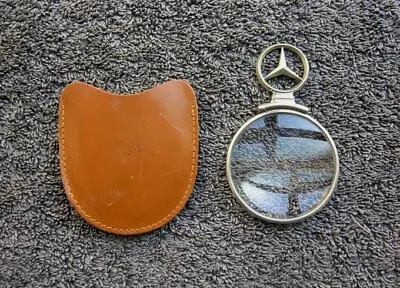 Mercedes Vintage Accessory In Leather Case Magnifier Mb 190 300 S Sl Gulwing • $295