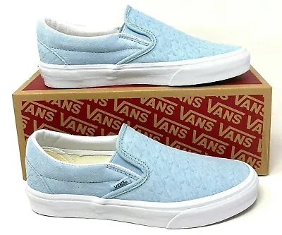 VANS Classic Sip On Casual Canvas Suede Pure Blue Shoes Women’s Size VN0A33TB9HV • $43.99