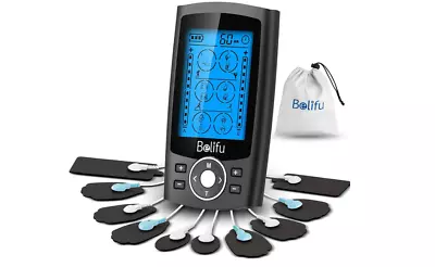 Belifu Dual Channel TENS & PMS Unit 24 Modes Muscle Stimulator For Pain Relief • $25.99