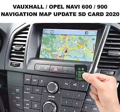 Vauxhall Astra Insignia SD Card NAVI 600 / 900 Navigation Map NAV UPDATE 2020 • £14.20