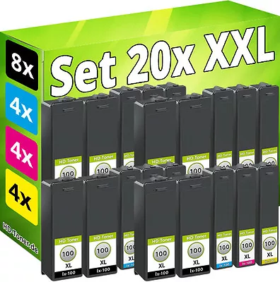 20 Ink Cartridges For Lexmark 100XL S300 S301 S305 S308 S815 S816 S608 S405 S408 • £42.25