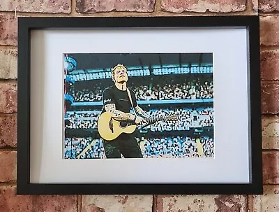 Ed Sheeran Poster Etihad Concert Pop Art Tribute Picture Print  • £3.99