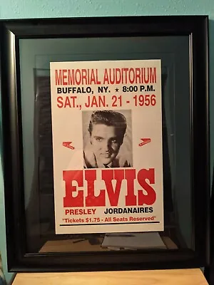 Elvis Concert Poster 1956 Framed 14 X22 No Frame • $50