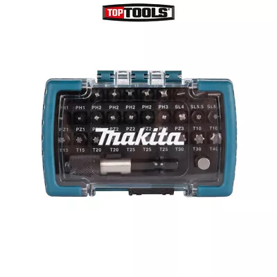 Makita D-74762 32 Piece Screwdriver Bit Set In Plastic Carry Case • £15.05