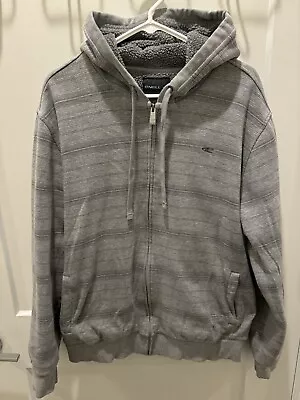 O’Neill Vintage Full Zip Sherpa Lined Hoodie Size L • $19.99