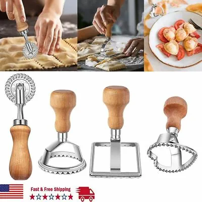 Italian Ravioli Cutter Set Pasta Press Kitchen Attachment Kit Ravioli Maker • $7.78