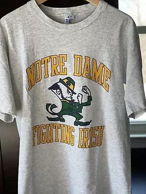 90s Vtg Salem Sportswear Notre Dame T-shirt • $27