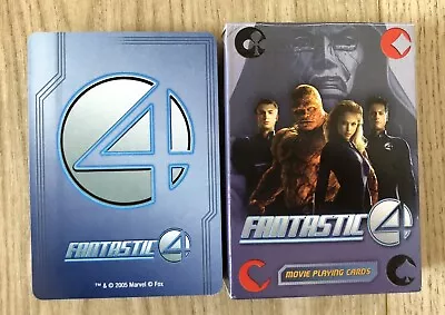 FANTASTIC 4 Movie Pack Of Playing Cards - Marvel • £6.50