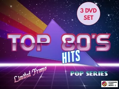 80's Pop Music Videos - 3 DVD's - 150 Hits  • $29.99