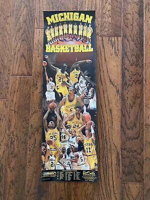 University Of Michigan Basketball Fab 5 Poster Jalen Rose Juwan Howard • $25