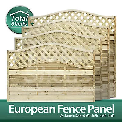 European Omega Lattice Fence Panels Various Sizes Available 6x26x36x46x56x6 • £105.88