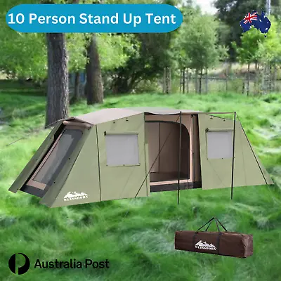 Weisshorn Camping Tent 10 Person Instant Up Tents Outdoor Family Hiking 3 Rooms • $330.50