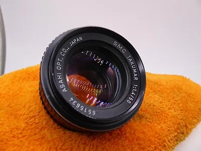 Asahi Pentax 50mm 1:1.4 SMC Takumar M42 Camera Mount Lens 8 Blade Aperture • £97.50