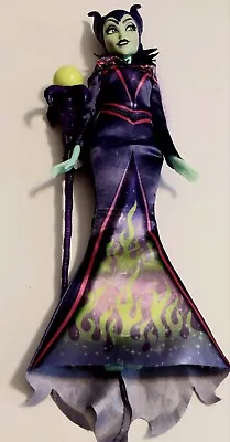 Maleficent  Disney Fashion Doll 2017 With Dress And Staff  Green Flame Villain • $8.75