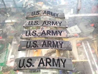 ACU US ARMY Distinguishing Name Tape Patch MILITARY UNIFORM  (10) Hook Fastener • $7