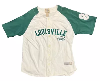 Vintage Louisville Slugger GIII Carl Banks Baseball Button Up Cotton Jersey Old • $26.99