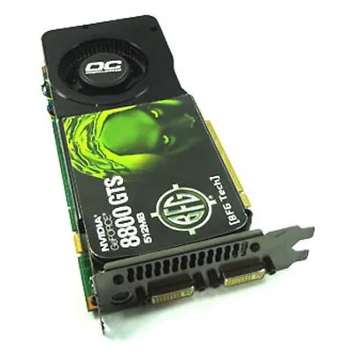 BFG NVIDIA GeForce 8800 GTS 512 MB GDDR3 SDRAM PCI Express 2.0 X16 Graphics • $37.65