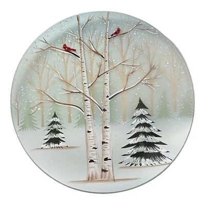 $21.95 • Buy Yankee Candle Winter Birch Jar Candle Tray