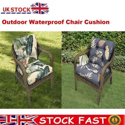 Outdoor Waterproof Chair Cushion Patio Garden Home Swing Pad Thickening Seat Mat • £21.99