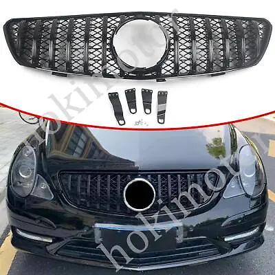 For Mercedes Benz R-Class W251 2005-2009 R350 R500 Front Bumper Grille Black • $151.04