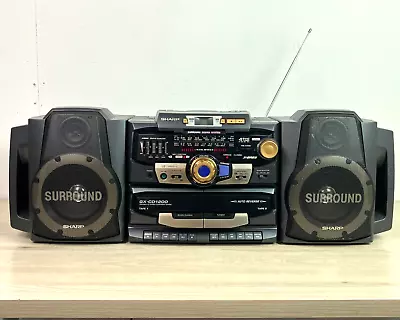 Vintage Sharp GX-CD1200 Ghettoblaster • $300