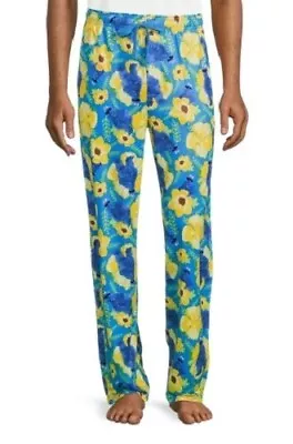 NEW♈Men's Size M(32-34) Printed Sleep Pant By Briefly Stated~Blue COOKIE MONSTER • $7.98