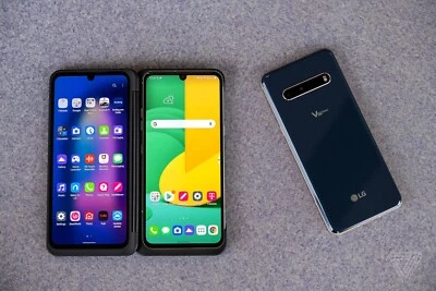 $212.50 • Buy LG V60 ThinQ 5G T-Mobile Unlocked 128GB Classy Blue W/dual Screen
